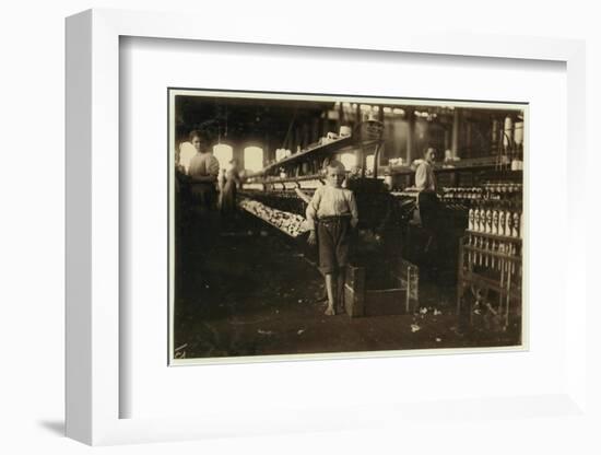 8 Year Old Leo-Lewis Wickes Hine-Framed Photographic Print