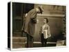 8 Year Old Newsboy Michael Mcnelis-Lewis Wickes Hine-Stretched Canvas