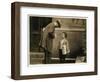 8 Year Old Newsboy Michael Mcnelis-Lewis Wickes Hine-Framed Photographic Print