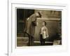 8 Year Old Newsboy Michael Mcnelis-Lewis Wickes Hine-Framed Photographic Print