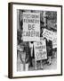 800 women strikers for peace on 47th Street near the UN Building in New York, 1962-null-Framed Photographic Print