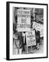 800 women strikers for peace on 47th Street near the UN Building in New York, 1962-null-Framed Photographic Print