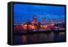 823. Port Birthday Hamburg (City)-Thomas Ebelt-Framed Stretched Canvas