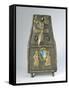 8th-9th Century Purse Shaped Gilt Silver Reliquary with Embossed Decorations-null-Framed Stretched Canvas