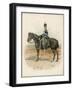 8th (The King's Royal Irish) Hussars a Trooper in Marching Order Mounted on His Horse-Charles Green-Framed Art Print