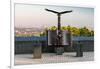 9/11 Memorial Eagle Rock Reservation in West Orange, New Jersey with view of New York City-null-Framed Photographic Print