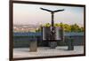 9/11 Memorial Eagle Rock Reservation in West Orange, New Jersey with view of New York City-null-Framed Photographic Print