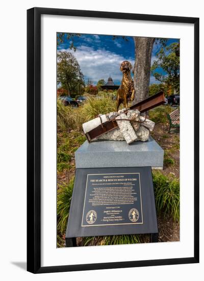 9/11 Memorial Eagle Rock Reservation in West Orange, New Jersey-null-Framed Photographic Print