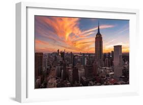 9-11 New York Sunset 2-Bruce Getty-Framed Photographic Print