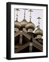 9-Domed Intercession Church, Kizhi Island, Lake Onega, Russia-Cindy Miller Hopkins-Framed Photographic Print