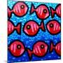 9 Happy Fish-John Nolan-Mounted Giclee Print