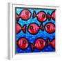 9 Happy Fish-John Nolan-Framed Premium Giclee Print