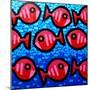 9 Happy Fish-John Nolan-Mounted Giclee Print