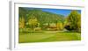 9-hole golf course in autumn at Pine Mountain Club, California-null-Framed Photographic Print