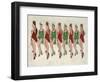 9 Ladies Dancing II-Clayton Rabo-Framed Giclee Print