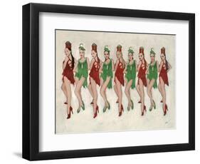 9 Ladies Dancing II-Clayton Rabo-Framed Giclee Print