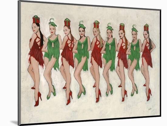 9 Ladies Dancing II-Clayton Rabo-Mounted Giclee Print