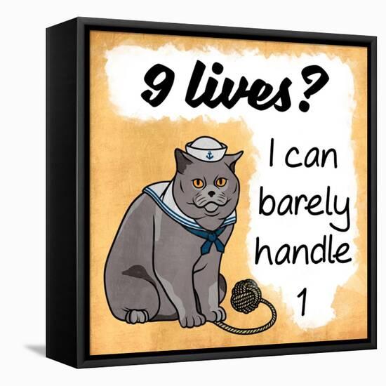 9 Lives-Marcus Prime-Framed Stretched Canvas