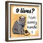 9 Lives-Marcus Prime-Framed Premium Giclee Print