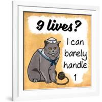 9 Lives-Marcus Prime-Framed Art Print