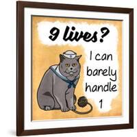 9 Lives-Marcus Prime-Framed Art Print