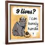 9 Lives-Marcus Prime-Framed Art Print