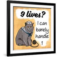 9 Lives-Marcus Prime-Framed Art Print