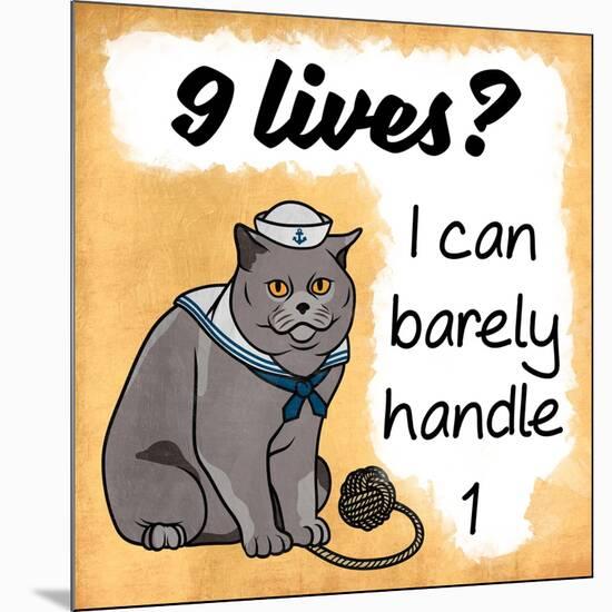 9 Lives-Marcus Prime-Mounted Art Print