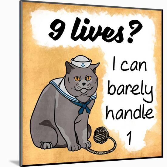 9 Lives-Marcus Prime-Mounted Art Print