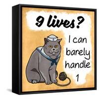 9 Lives-Marcus Prime-Framed Stretched Canvas