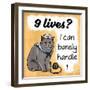 9 Lives-Marcus Prime-Framed Art Print