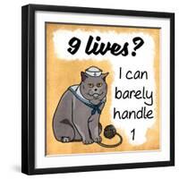 9 Lives-Marcus Prime-Framed Art Print