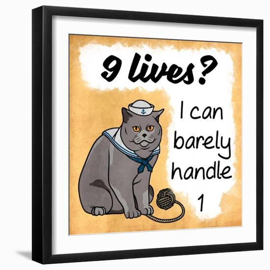 9 Lives-Marcus Prime-Framed Art Print