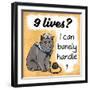 9 Lives-Marcus Prime-Framed Art Print