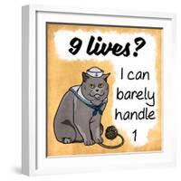 9 Lives-Marcus Prime-Framed Art Print