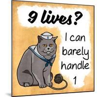 9 Lives-Marcus Prime-Mounted Art Print