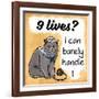 9 Lives-Marcus Prime-Framed Art Print