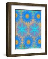 9 of 22 abstract art Circle Color Decor 3 D E-Ricki Mountain-Framed Art Print