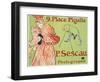 9, Place Pigalle, P. Sescau Photographe, 1894-Henri de Toulouse-Lautrec-Framed Premium Giclee Print
