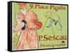9, Place Pigalle, P. Sescau Photographe, 1894-Henri de Toulouse-Lautrec-Framed Stretched Canvas