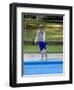 9 Year Old Boy Jumping into the Swimming Pool, Kiamesha Lake, New York, USA-Paul Sutton-Framed Photographic Print