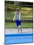 9 Year Old Boy Jumping into the Swimming Pool, Kiamesha Lake, New York, USA-Paul Sutton-Mounted Photographic Print