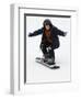 9 Year Old Boy Riding His Snowboard, New York, USA-Paul Sutton-Framed Photographic Print