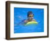 9 Year Old Boy Swimming in Pool, Kiamesha Lake, New York, USA-Paul Sutton-Framed Photographic Print