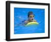 9 Year Old Boy Swimming in Pool, Kiamesha Lake, New York, USA-Paul Sutton-Framed Photographic Print