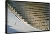 90 Meter Ski Jump During the 1972 Olympics-John Dominis-Stretched Canvas