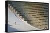 90 Meter Ski Jump During the 1972 Olympics-John Dominis-Stretched Canvas