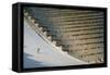 90 Meter Ski Jump During the 1972 Olympics-John Dominis-Framed Stretched Canvas