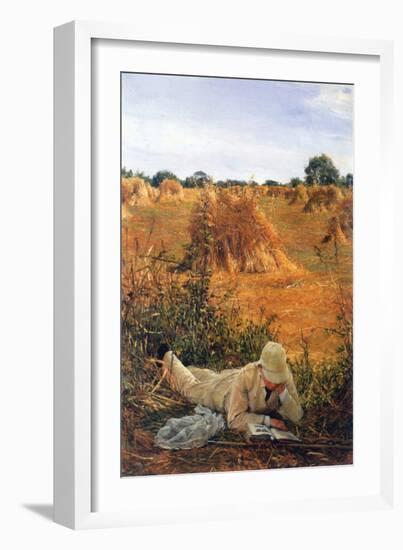 94 Degrees In The Shade-Sir Lawrence Alma-Tadema-Framed Art Print