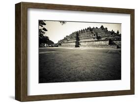 9th Century Monument of Borobudur in Java, Indonesia-Dan Holz-Framed Photographic Print